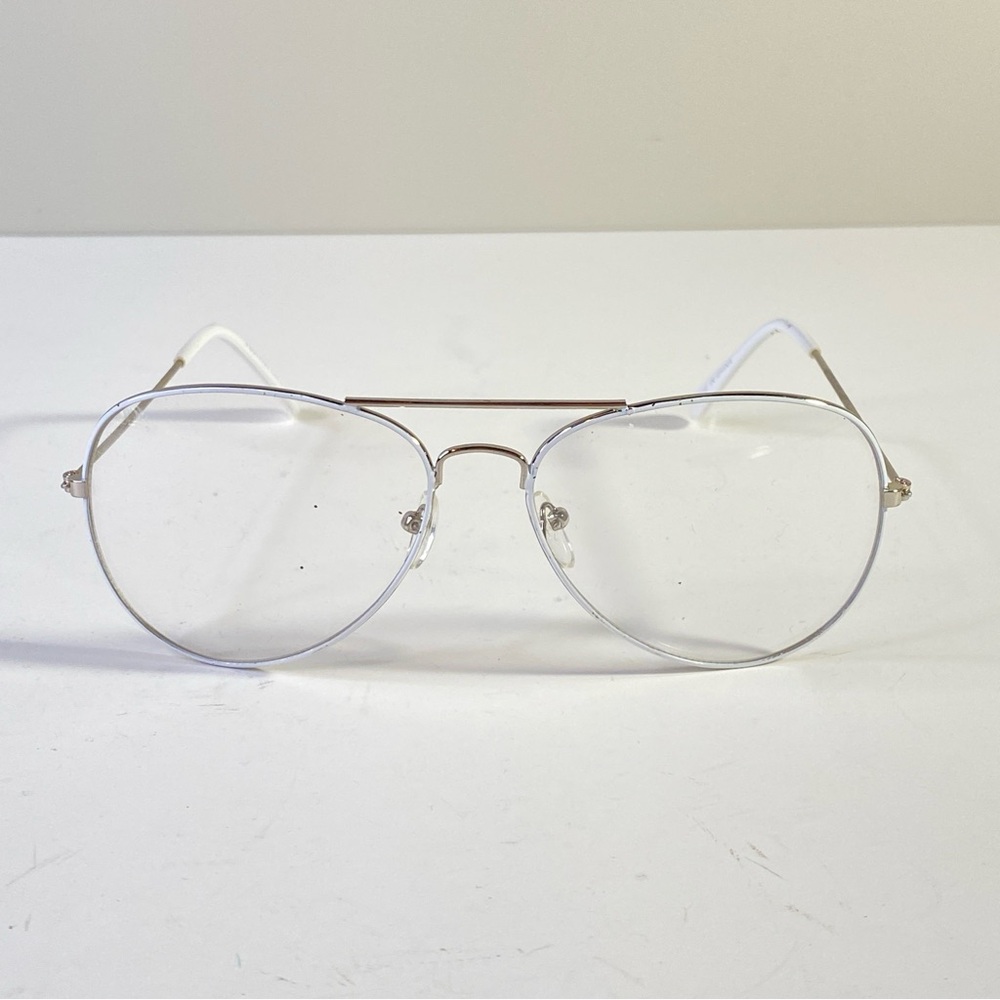 Vintage Silver Aviator Glasses